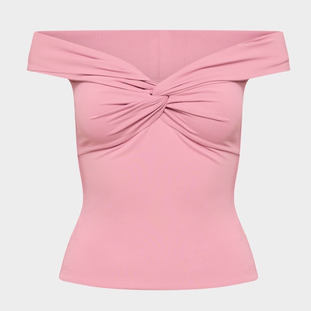 Aritzia Contour Twist Top Sugarplum Lilac in size XL